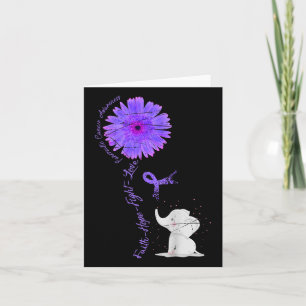 Cartão Pancreático da Oferta de Fita Roxa do Suporte de L