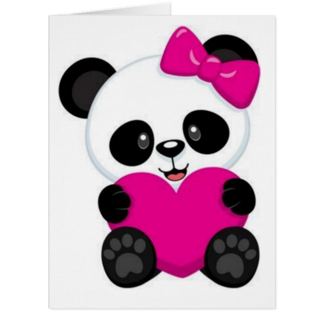 Cartão Panda (Frente)