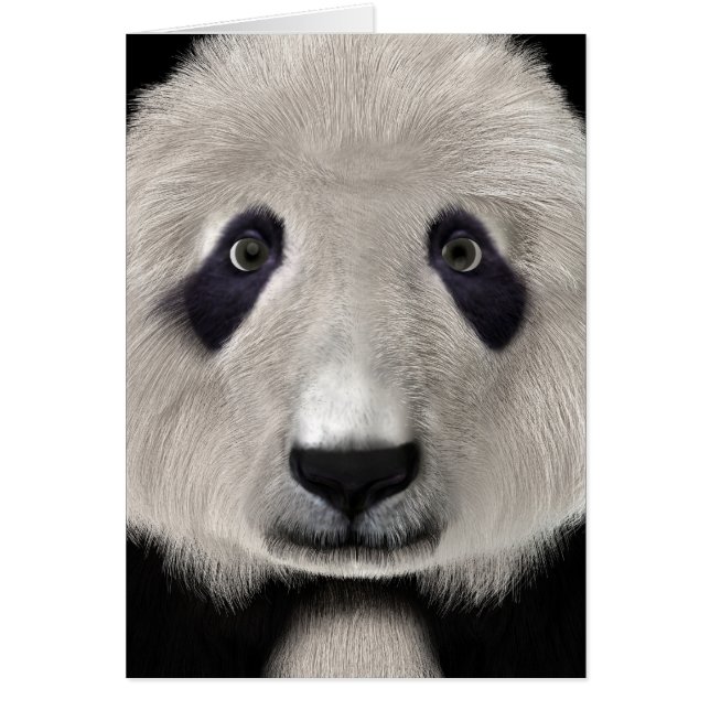 Cartão Panda Bear (Frente)