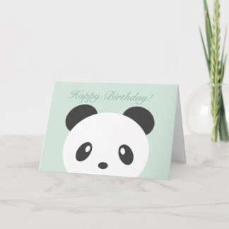 Cartão Panda birthday card