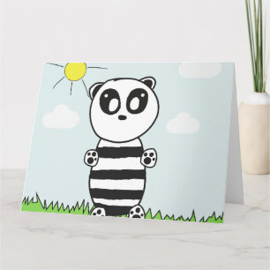 Cartão Panda Kids