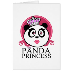 Cartão Panda Princess