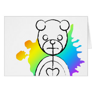 Cartão panda splatz.