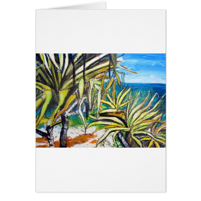 Cartão Pandanas na minha mente... (Frente)