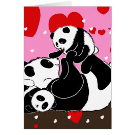 Cartão pandas "urso panda" "bebê panda" "panda" "panda"
