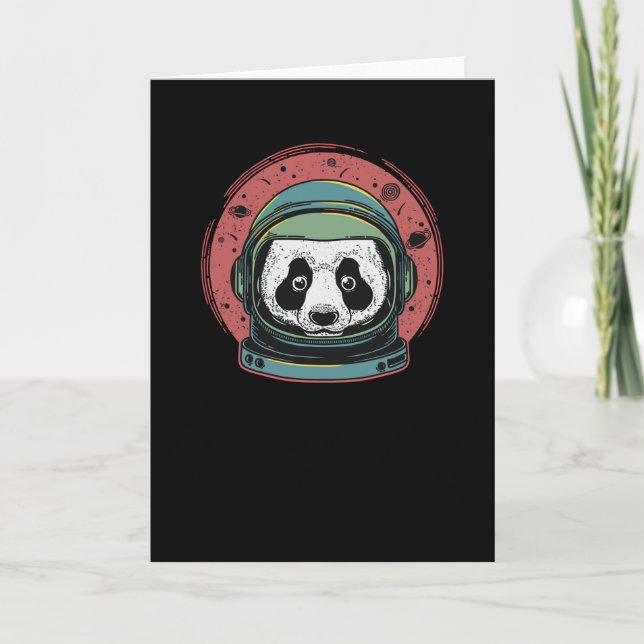 Cartão Pandastronauta (Frente)