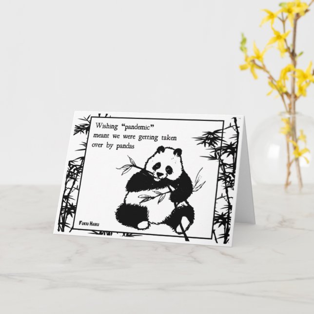 Cartão Pandemic Greeting Card (Flor Amarela)