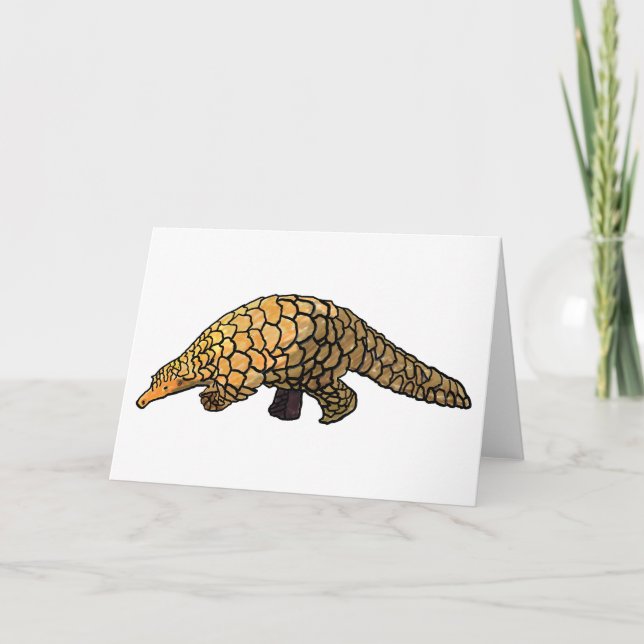 Cartão Pangolin (Frente)