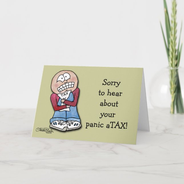 Cartão Pânico TAX! (Frente)