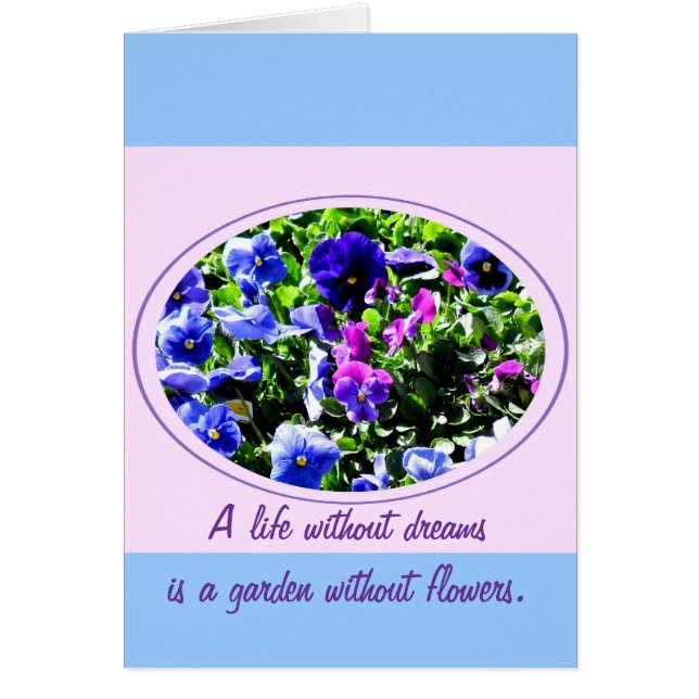 Cartão Pansy (Frente)