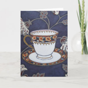 Cartão 'Pansy Cup' Art Card