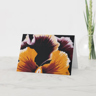 Cartão Pansy Greeting Card