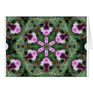 Cartão Pansy Rosa