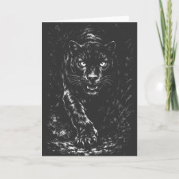 Cartão Pantera Negra — por BurnsInHell