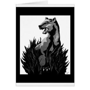 Cartão Pantera preta