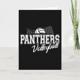 Cartão Panthers Volleyll Volta às Escolas Espírito