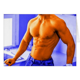 Cartão Pão da cozinha AZUL