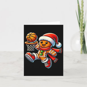 Cartão Pão-de-Pão-Grito Bravo Jogando no Natal