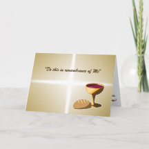 Pão e Vinho A última comuna de Páscoa de jantar