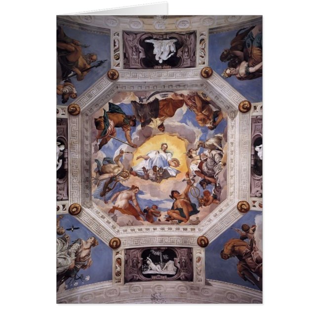 Cartão Paolo Veronese: Sala de Olympus (Frente)