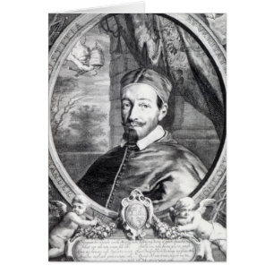 Cartão Papa Alexandre VII