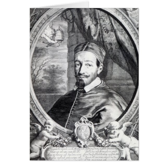 Cartão Papa Alexandre VII (Frente)