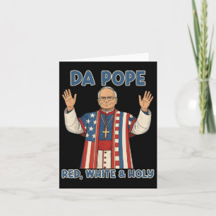 Cartão Papa Branco-Branco-Santo Da América Chicago Pope L