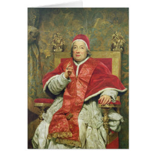 Cartão Papa Clemente XIII (1693-1769) (óleo em canvas)