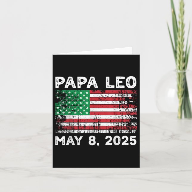 Cartão Papa Leo (Frente)