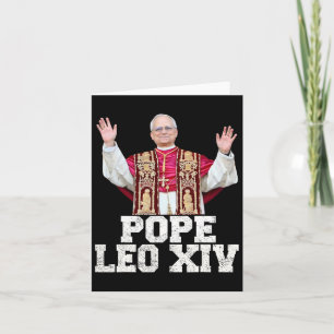 Cartão Papa Leo Xiv 1