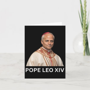 Cartão Papa Leo Xiv, Deus abençoe Papa Leo Xiv Tee