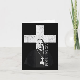 Cartão Papa Leo Xiv Robert Francis Prevost