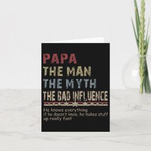 Cartão Papa O Homem O Mito O Byte Influencia A Camisa