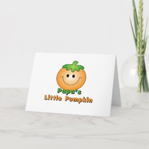 Cartão Papá Pequeno Abóbora