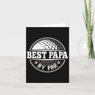 Cartão Papa Por Par Vintage Jogador de Golfe Pai Pais Pai