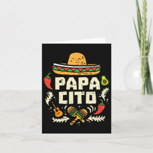 Cartão Papacito Família Cinco De Mayo Casal Matchin Mexic