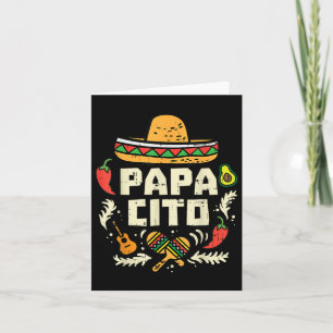 Cartão Papacito Família Cinco De Mayo Casal Matchin Mexic