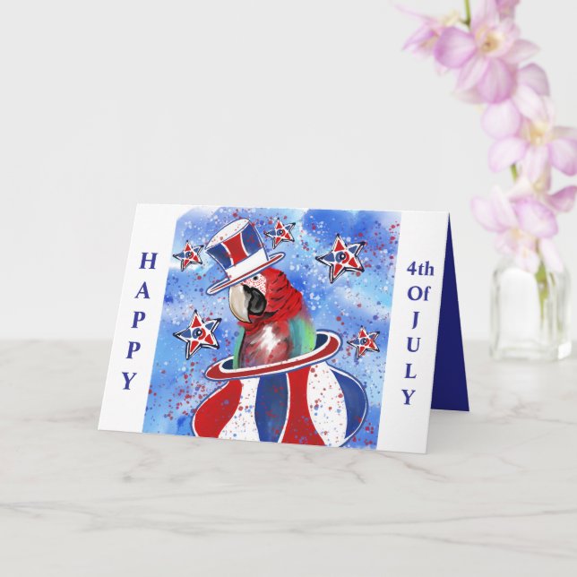 Cartão Papagaio (Orquídea)