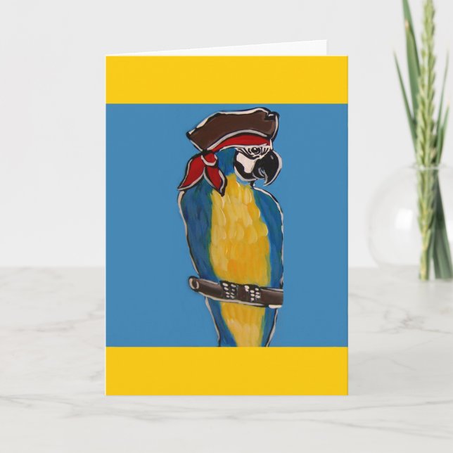 CARTÃO PAPAGAIO PIRATA (Frente)