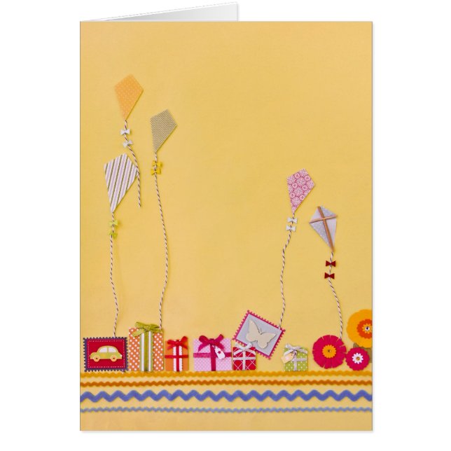 Cartão Papagaios do vôo (Frente)