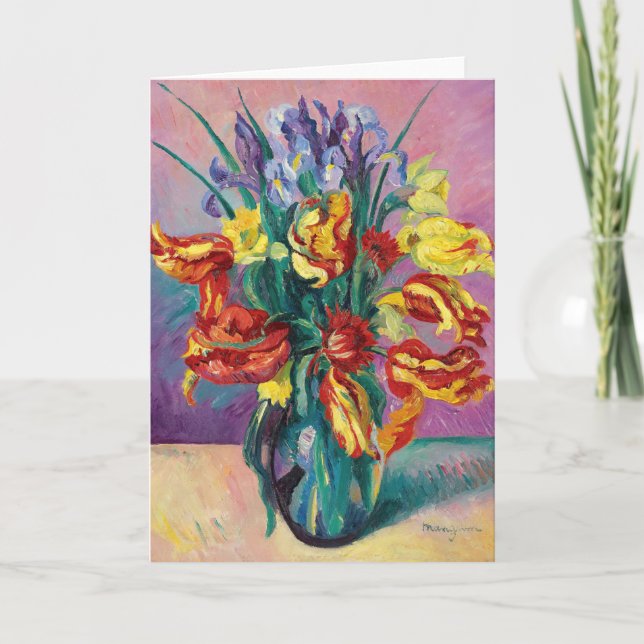 Cartão Papagaios | Henri Manguin (Frente)