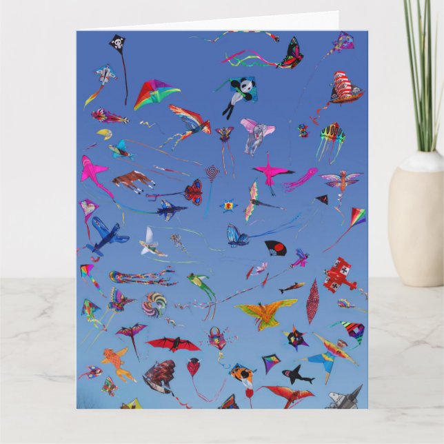 Cartão Papagaios Mortos No Céu (Frente)