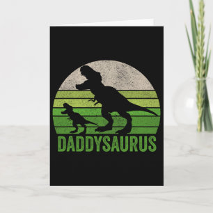 Cartão Papai Dinossauro Engraçado Presente do Dia dos Pai