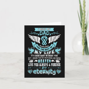 Cartão Papai é meu anjo da guarda que falta no Dia da Mem
