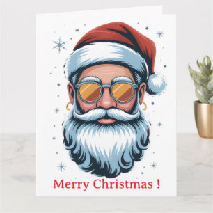 Cartão Papai Noel Cool Yule
