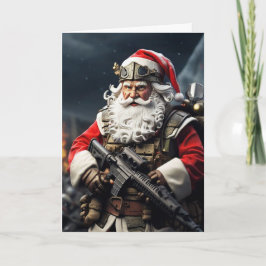 Cartão Papai Noel da Segunda Emenda Carta de Natal Conser
