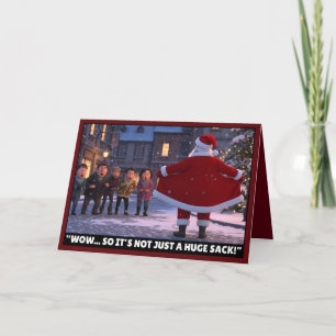 Cartão Papai Noel Engraçado