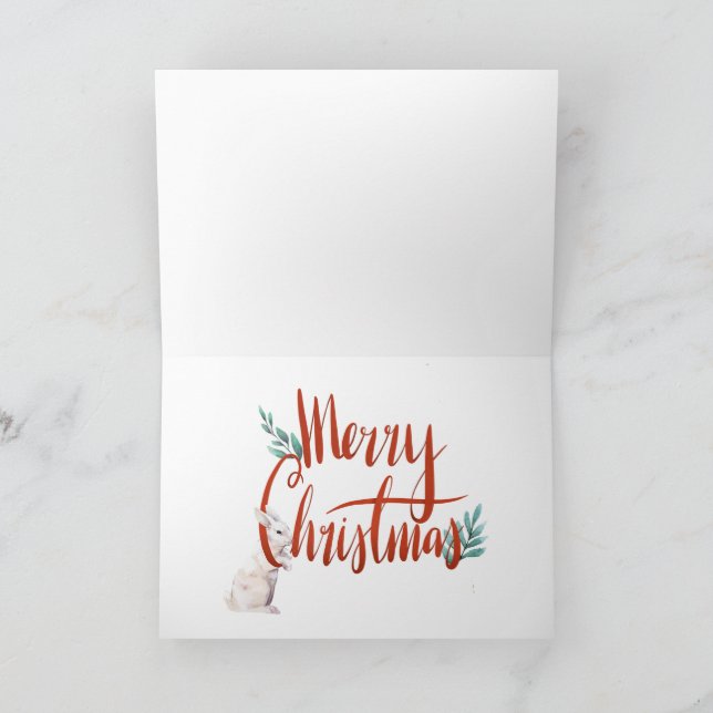 Cartão Papai Noel Entregando Braçada de Livros (Interior)