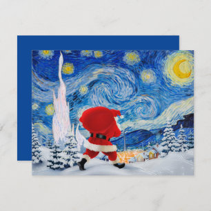 Cartão Papai Noel está chegando