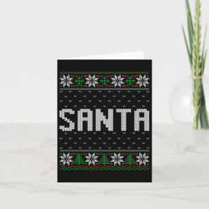 Cartão Papai Noel Eu Sou Tão Bom Papai Noel Veio Duas Vez